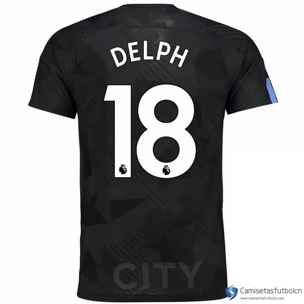 Camiseta Manchester City Tercera equipo Delph 2017-18